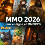 photo des différents MMO 2026 et jeux en ligne sélectionné par Culture adaptee votre blog gaming