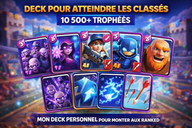 deck pour atteindre les classés clash royale