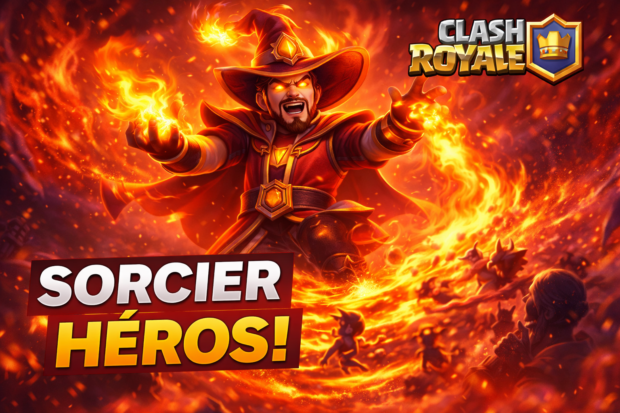 Héros sorcier Clash royale