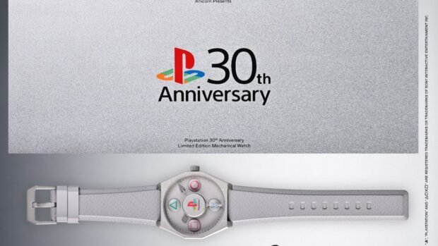 montre playstation 30 ans
