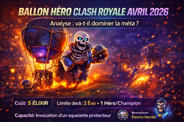 Ballon Héro Clash Royale