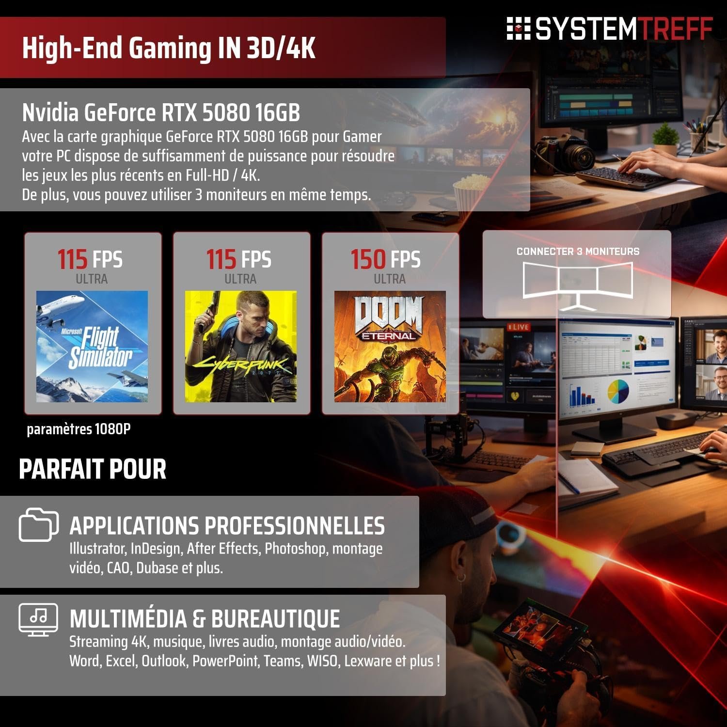 Systemtreff PC Gamer High End détails