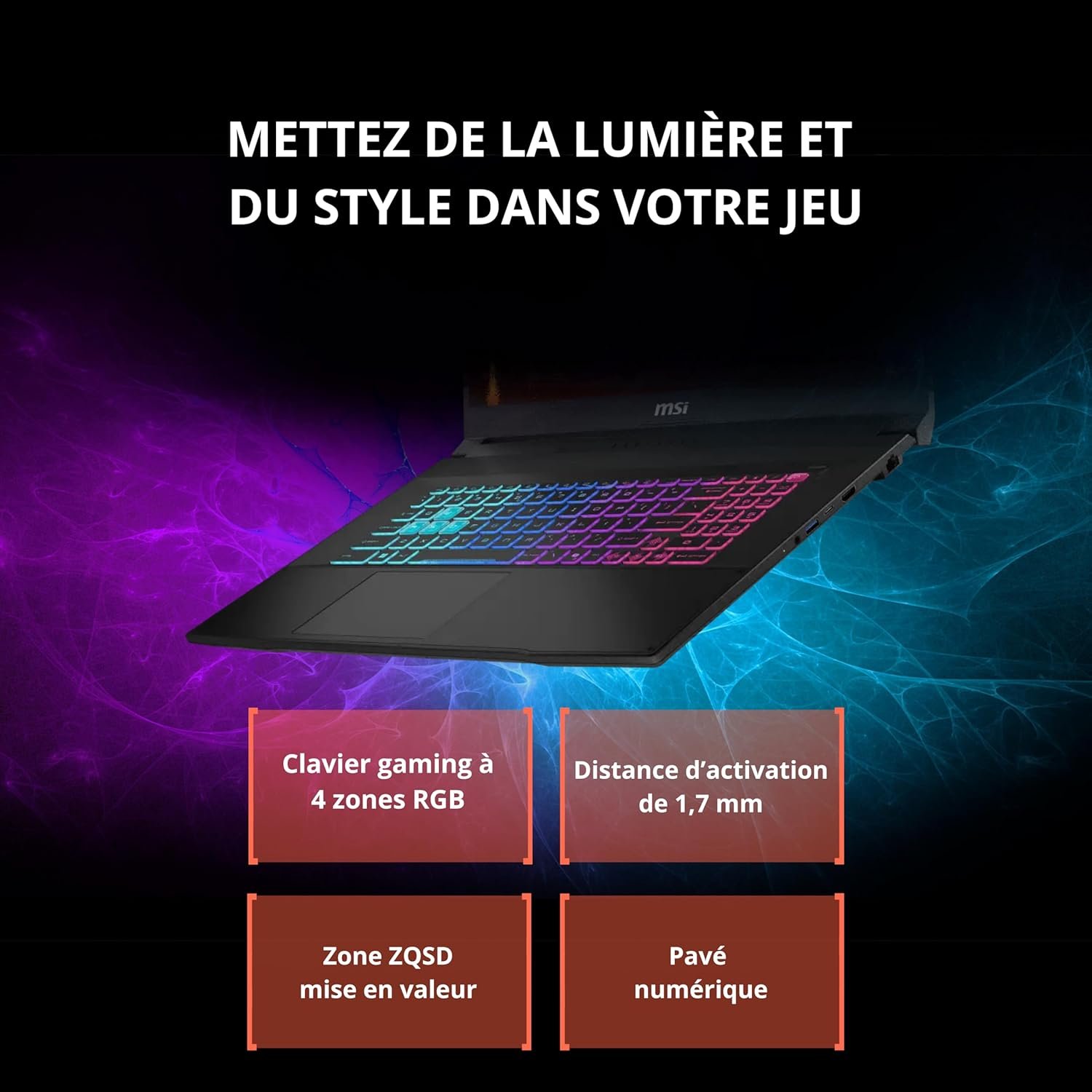 MSI Katana PC portable gamer RTX 5070