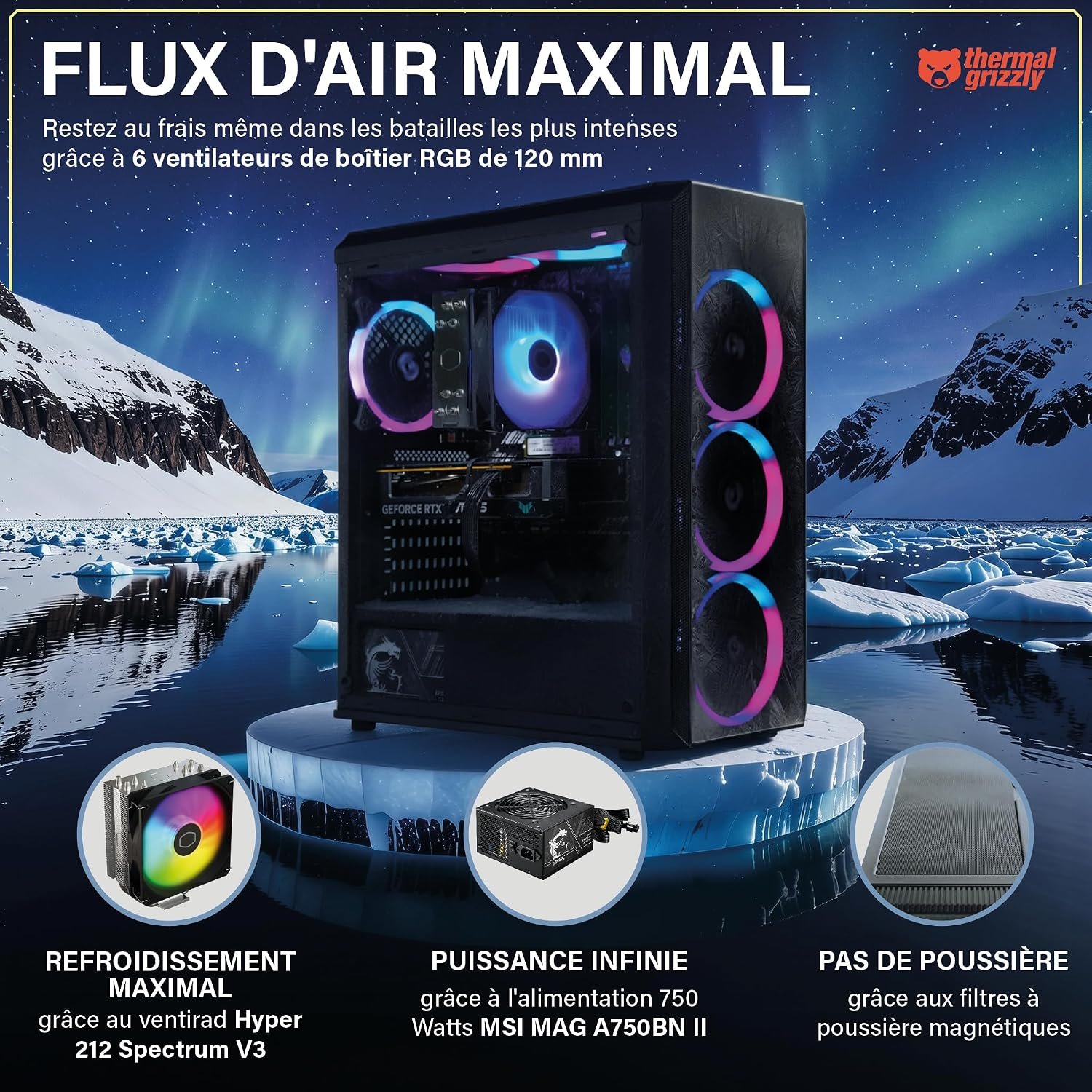 Greed MK2 PC Gamer vue intérieure
