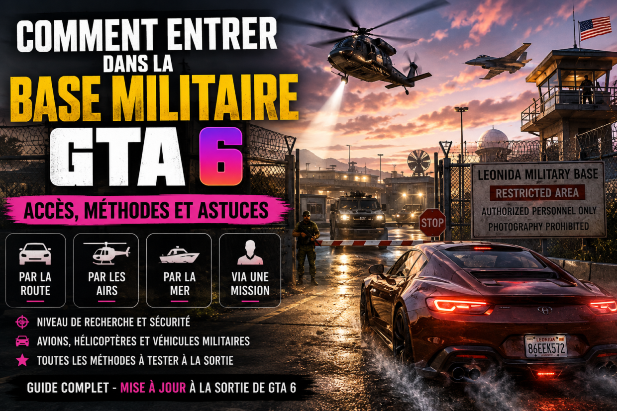 comment entrer base militaire GTA 6
