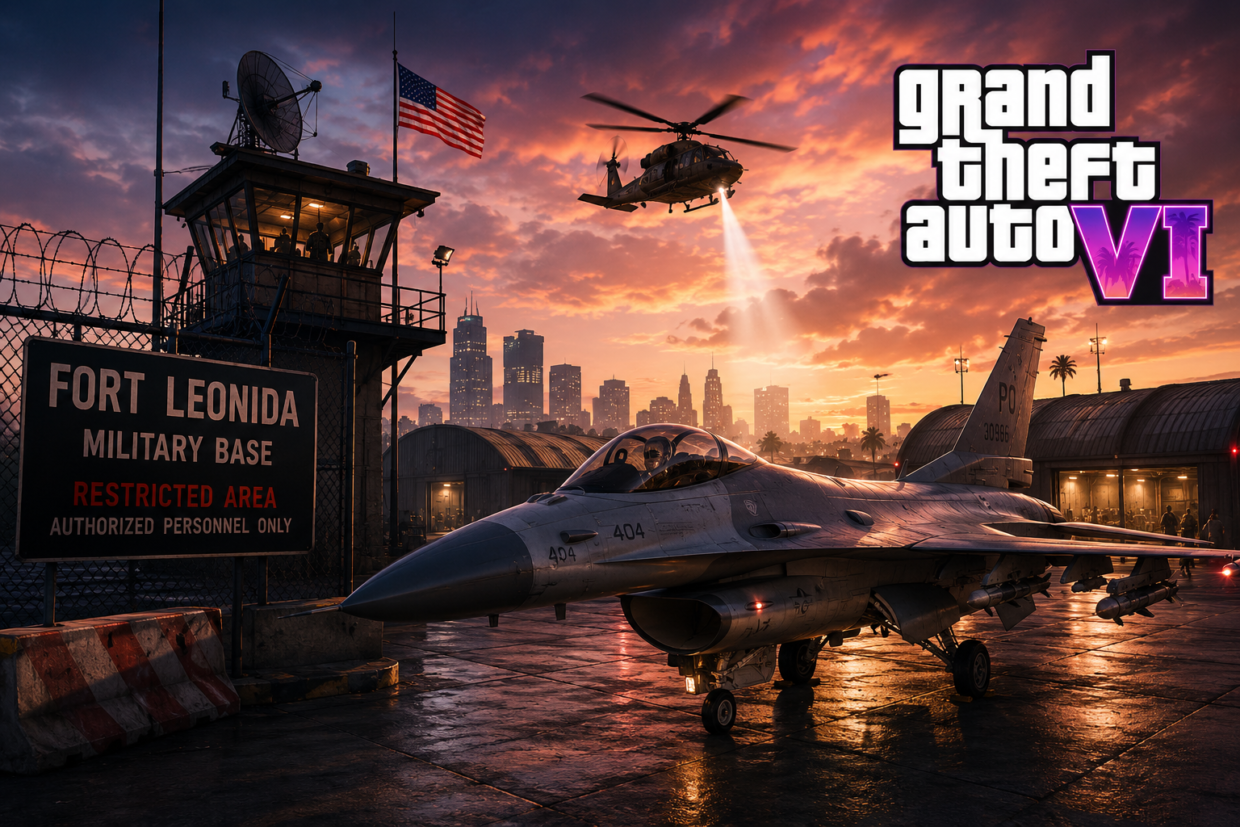 avions de chasse base militaire GTA 6