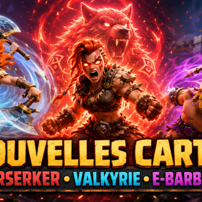 nouvelles cartes d'aout clash royale