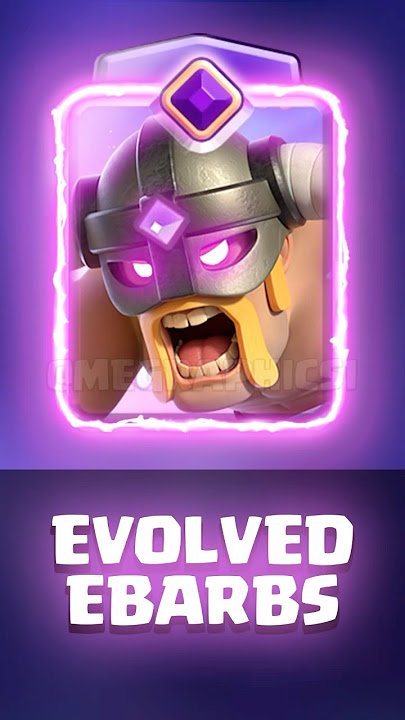 Barbares d'élite évolués Clash Royale, nouvelle évolution avec lances à distance